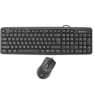 Набор Defender клавиатура+мышь Dakota C-270 B USB (45270)