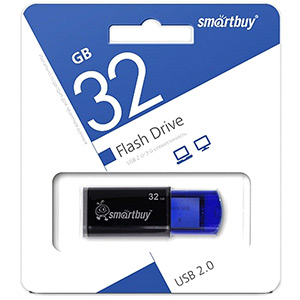 Flash Smartbuy 32Gb Click Blue (SB32GBCL-B)