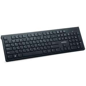 Клавиатура Smartbuy 206 SBK-206AG-K, 104 кл. + 12 доп. кл., USB черная (беспроводная)