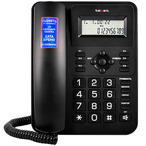 Телефон teXet TX-264 черный