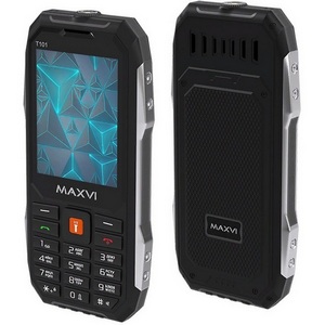 Телефон сотовый Maxvi T101 Black
