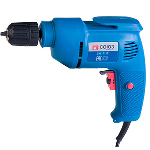 Дрель СОЮЗ ДУС-2150, 500Вт