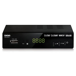 Цифровая ТВ приставка BBK SMP240HDT2 (DVB-T2) чер.