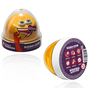 Жвачка для рук Nano gum аромат банана 50 г (NGAB50)