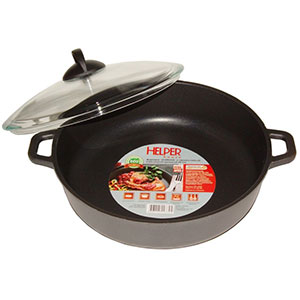 Жаровня Helper Gurman GN 4529 (28 см) с крышкой