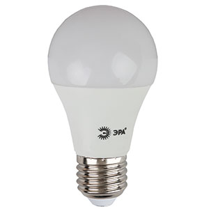 Лампа светодиодная ЭРА LED ЭКО A60-10w-827-E27 теплый свет