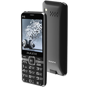 Телефон сотовый Maxvi P15 Black