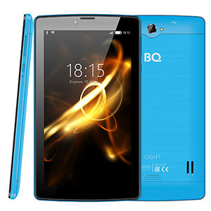 Планшетный ПК BQ 7083G Light 3G, 8Gb + 1Gb, 7" blue