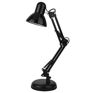 Лампа настольная ЭРА N-214-E27-40W-BK черная