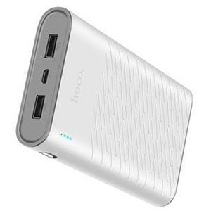 Резервный аккумулятор Hoco B31 Rege White 20000 mAh 2 USB (2.1A + 2.1A)