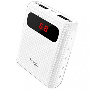 Резервный аккумулятор Hoco B20 Mige White 10000 mAh 2 USB (2.1A + 2.1A)
