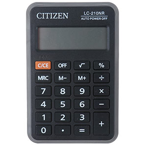 Калькулятор Citizen LC 210NR