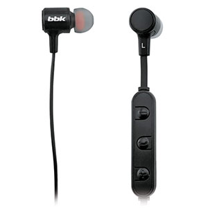 Наушники беспроводные BBK BT03 чер. Bluetooth