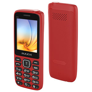Телефон сотовый Maxvi K16 Red