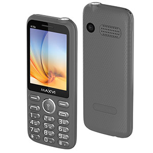 Телефон сотовый Maxvi K15n Grey