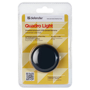 Разветвитель Defender Quadro USB2.0 83752