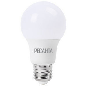 Лампа светодиодная Ресанта LED LL-R-A65-15W-230-4K-E27 нейтр. свет, груша