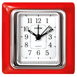 Часы-будильник Centek СТ-7204 Red