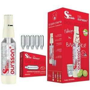Набор для домашней газировки Oursson OS1000SK / IV слон. кость