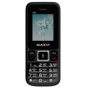 Телефон сотовый Maxvi C3n Black