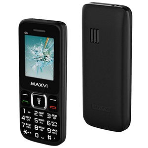 Телефон сотовый Maxvi C3i Black