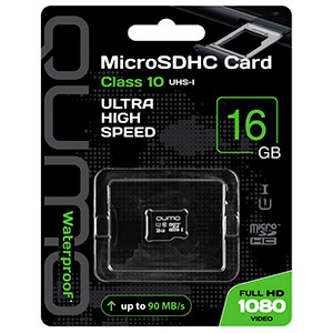Карта памяти micro-SD QUMO 16GB сlass 10