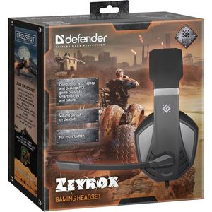 Гарнитура стерео Defender Zeyrox чер. / сер.
