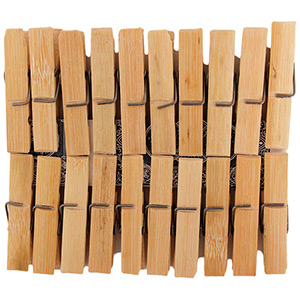 Прищепки для белья бамбуковые Garnet GR-WB211207102 (20 шт)