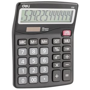 Калькулятор Deli E1210 grey