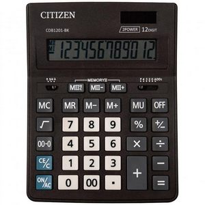 Калькулятор Citizen СDB1201 black