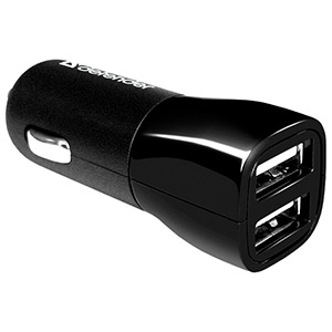 Зарядное устройство автомобильное Defender ECA-24 5V / 2.4A, 2 USB 83824