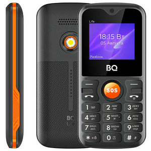Телефон сотовый BQ 1853 Life Black Orange