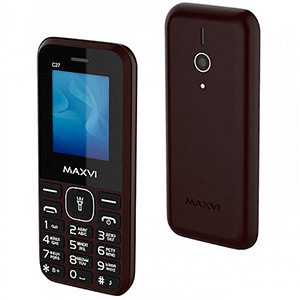 Телефон сотовый Maxvi C27 Brown