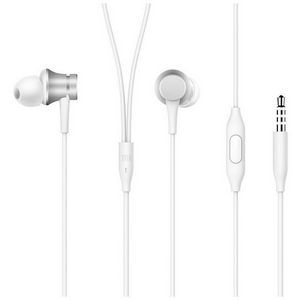 Наушники с микрофоном Xiaomi Mi In-Ear Headphones Basic Silver (ZBW4355TY) 1HSEJ03JY