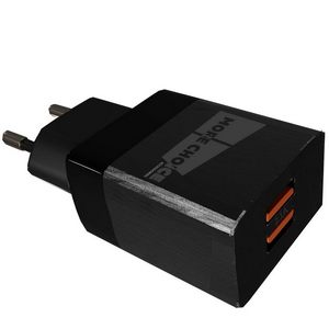 Заряд. устр. сетевое More choice NC24, 2USB 2.1A, black