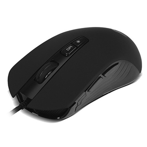 Мышь CBR CM 855 Armor black, игровая, 4800 dpi, 7 кнопок, USB