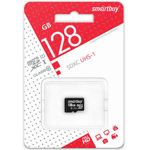 Карта памяти micro-SD Smartbuy 128GB class 10 UHS-1