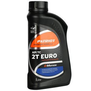 Масло PATRIOT G-Motion 2Т EURO моторное 2-тактное полусинтетическое 1 л