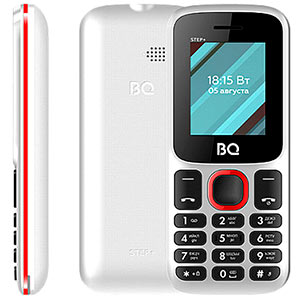 Телефон сотовый BQ 1848 Step+ White Red