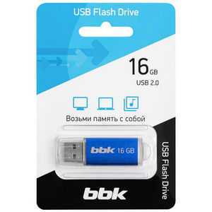 Накопитель Flash BBK 16GB ROCKET blue