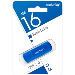 Накопитель Flash Smartbuy 16Gb Scout Blue (SB016GB2SCB)