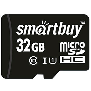 Карта памяти micro-SD Smartbuy 32GB class 10