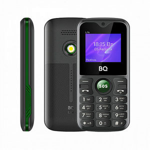 Телефон сотовый BQ 1853 Life Black Green
