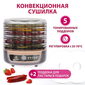 Сушилка для овощей Мастерица EFD-1004VM (5 под.)