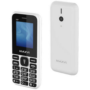 Телефон сотовый Maxvi C27 White