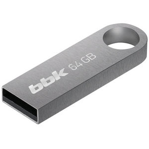 Накопитель Flash BBK 64GB SHUTTLE silver