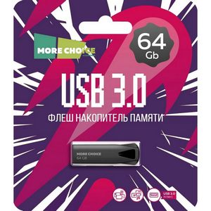 Накопитель Flash More Choice 64GB MF64m black USB 3.0