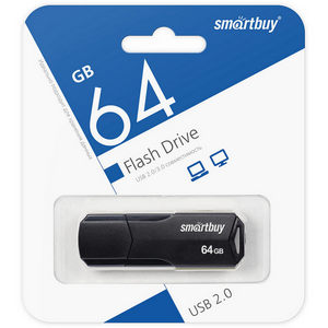 Накопитель Flash Smartbuy 64Gb Clue Black (SB64GBCLU-K)