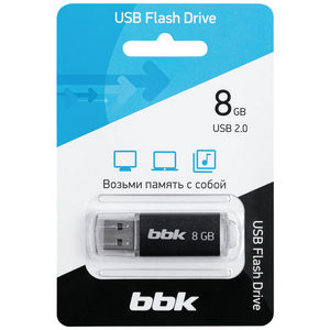 Накопитель Flash BBK 8GB ROCKET black