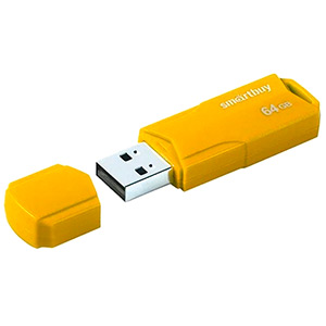 Накопитель Flash Smartbuy 64Gb Clue Yellow (SB64GBCLU-Y)